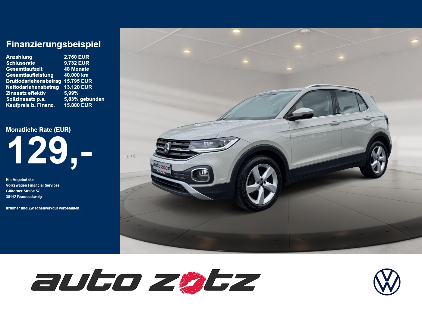 T-Cross 1.0TSI Style DSG NAVI PDC,LED,Navi,AUT