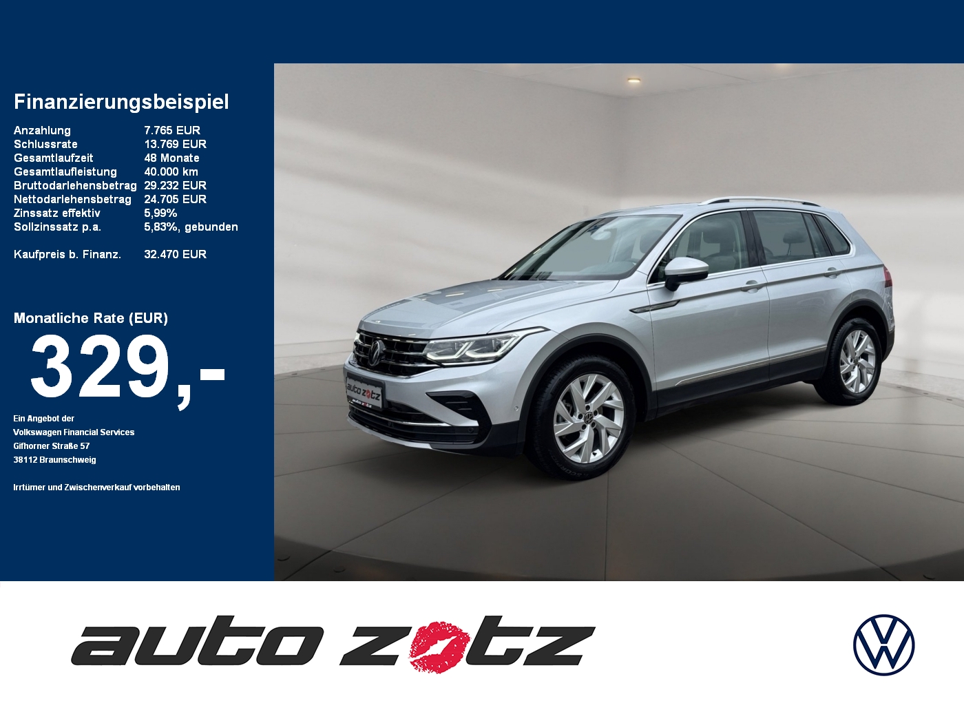 Tiguan 1.5 TSI Elegance AREA VIEW TRAVEL Elegance