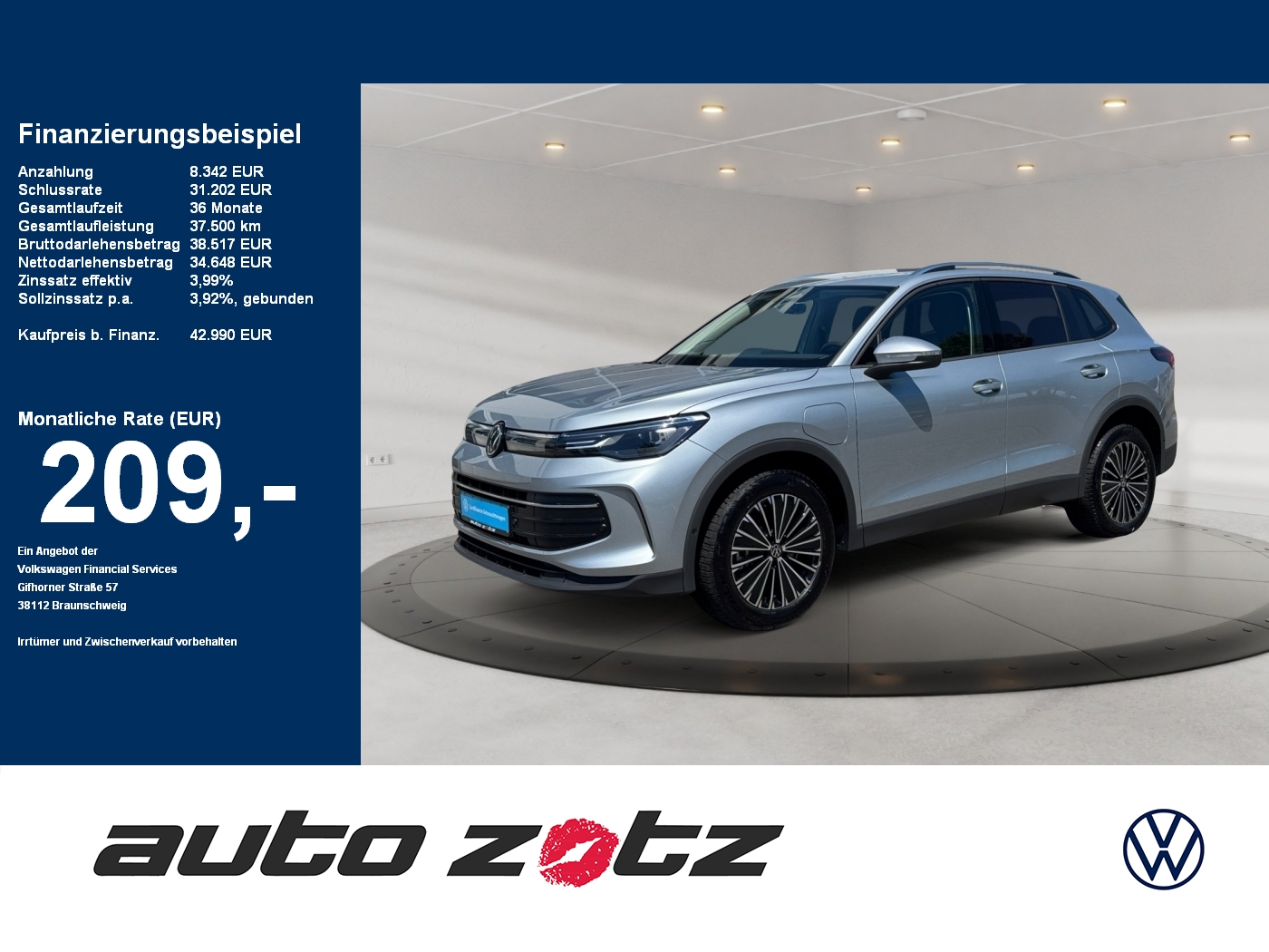 Tiguan III 1.5TSI Life Kam.,PDC,Virtual,ACC,LED